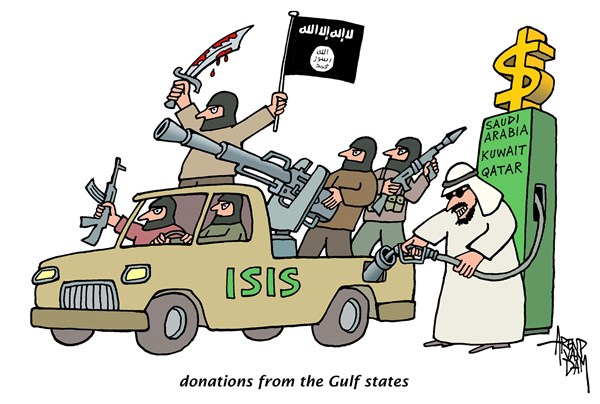 داعش لە پێشبڕکێی کاریکاتێری تاران مای ٢٠١٥