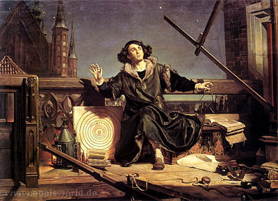 Nikolaus Kopernikus, Gemälde des polnischen Historienmalers Jan Matejko (1838-1893)