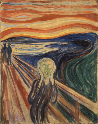  The_Scream_1910ئیدوارد مونخ ؛ تابلۆی قیژه‌