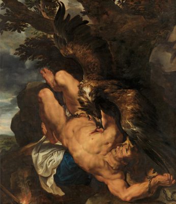 پاوڵ روبن، پرۆمیتۆیسی جەڕەبابەکراو -١٦١٢ Der gefesselte Prometheus, Peter Paul Rubens, 1612, Philadelphia Museum of Art