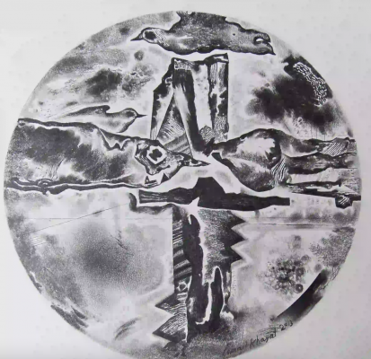 ئیسماعیل خەیات - باڵندە - سکێچ 2013