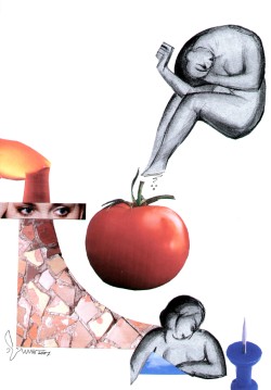 کاری کۆلاژ - نەژاد عەزیز سورمێ